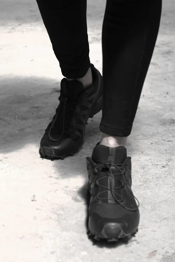11 by boris bidjan saberi (sports shoes) oil dyed black BAMBA1 11XS SPEEDCROS S3 SIN MATERIAL C10 P1162